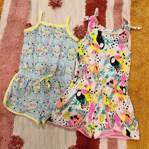3T Girls Short/Skort Romper Bundle